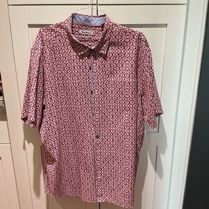 Tommy Bahama Red Diamond Pattern Shirt